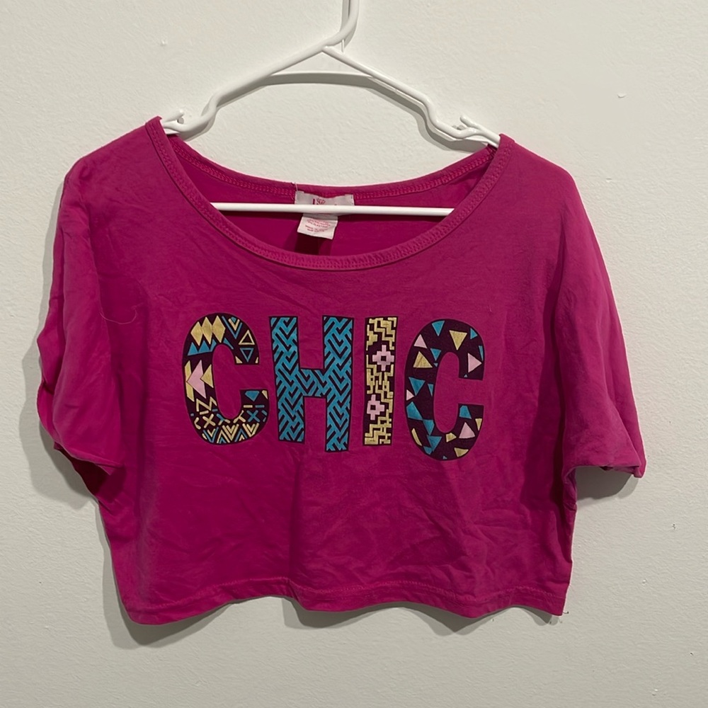 Pink Crop Top - Picture 1 of 4